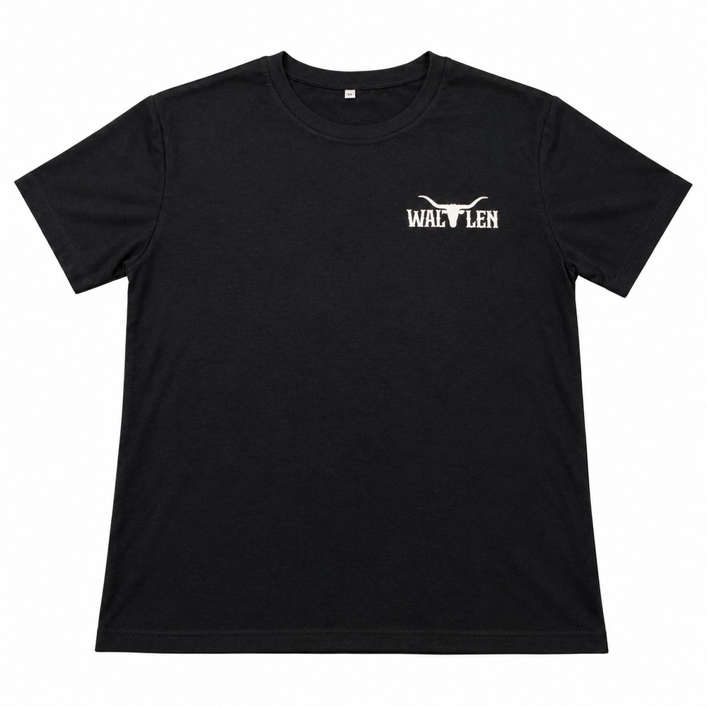 Morgan Wallen Country Music Graphic T-Shirt Black Medium Short Sleeve Tee